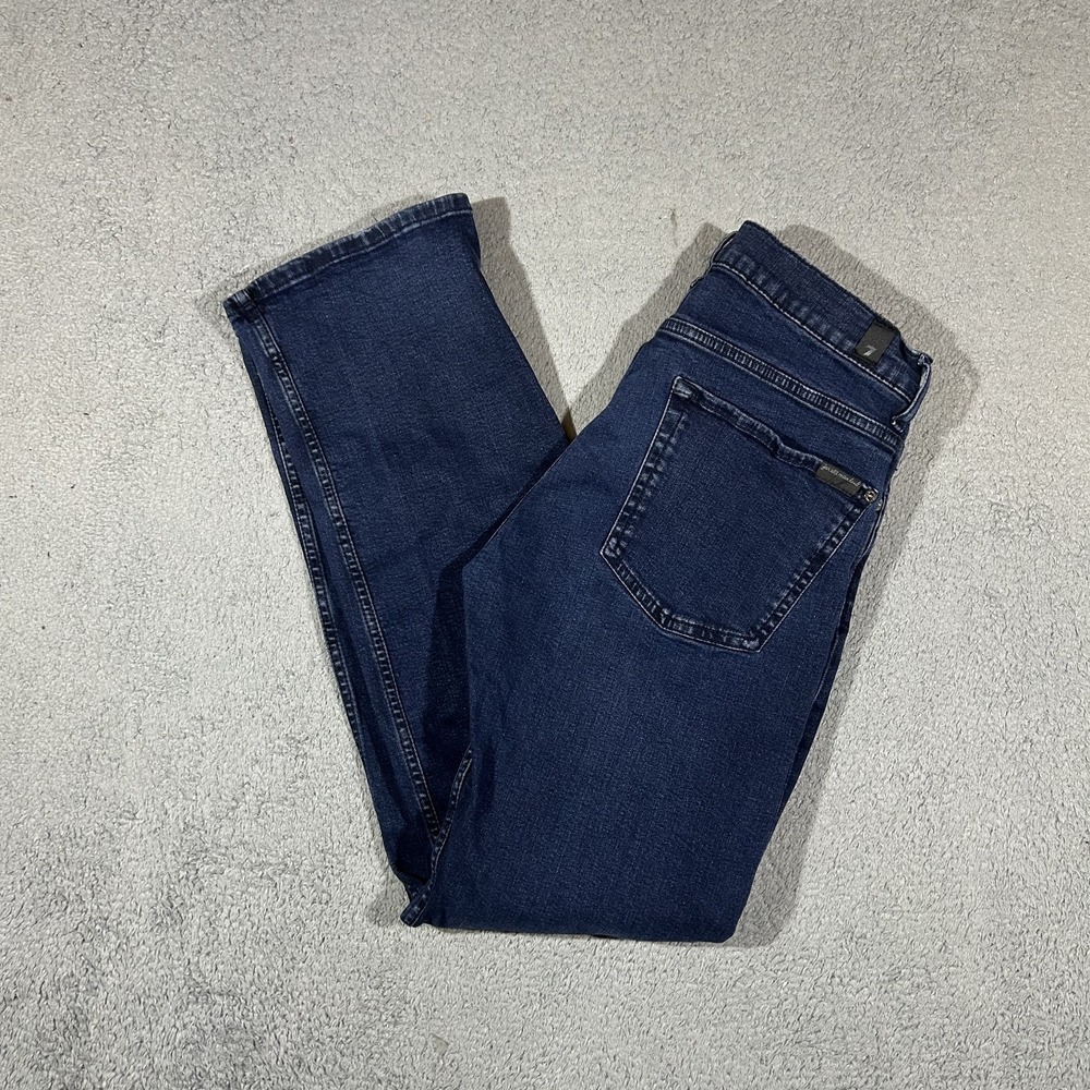 Seven For All Mankind Austyn Straight Leg Jeans Dark Wash Men's 31 #3886